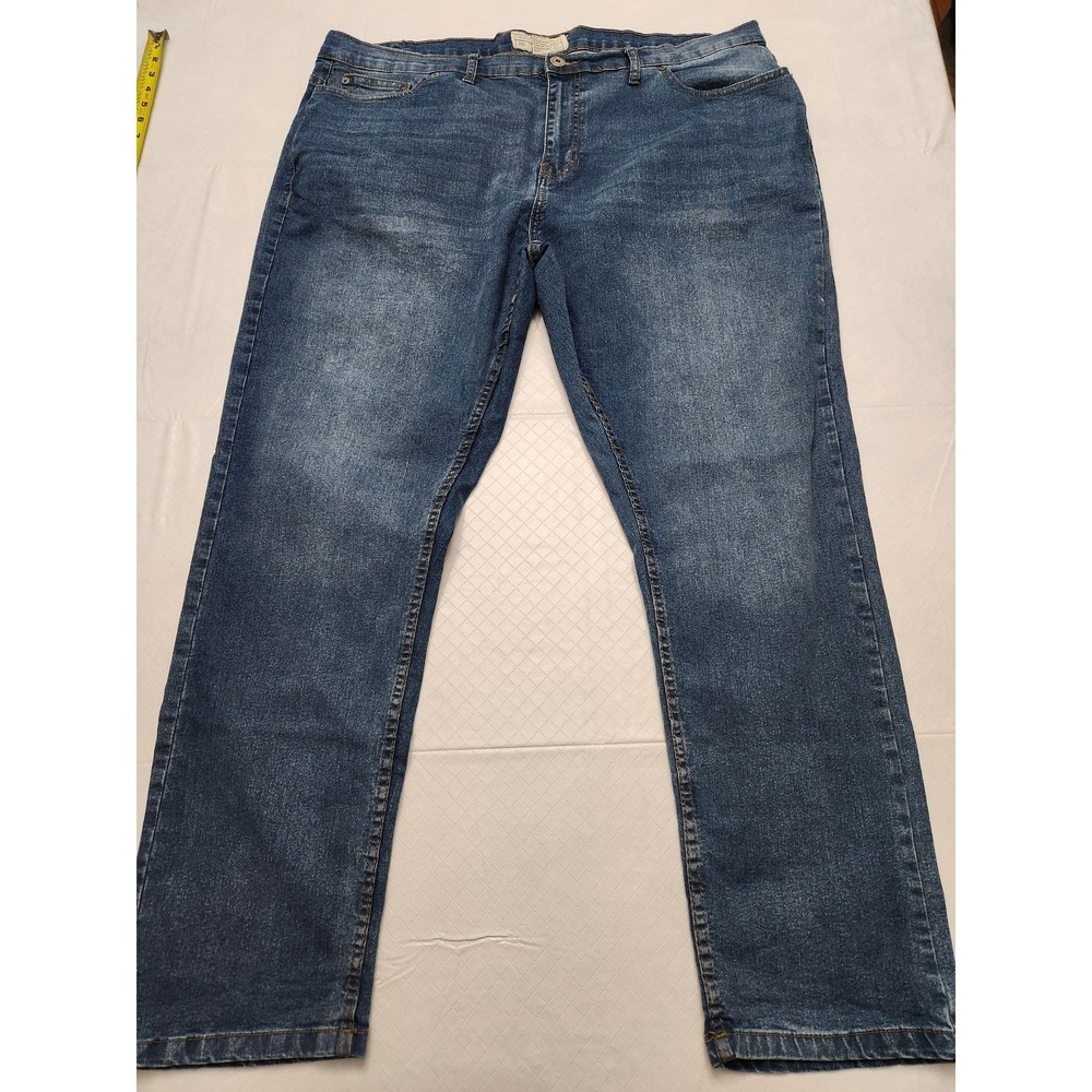 Colours by Alexander Julian Jeans Mens 44x33 Blue Stretch Denim Straight Leg